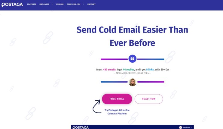 Postaga alat, prikaz sajta